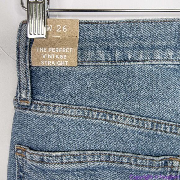 NEW Madewell The Perfect Vintage‎ Straight Jean in Montville Wash, 26 - Picture 11 of 16